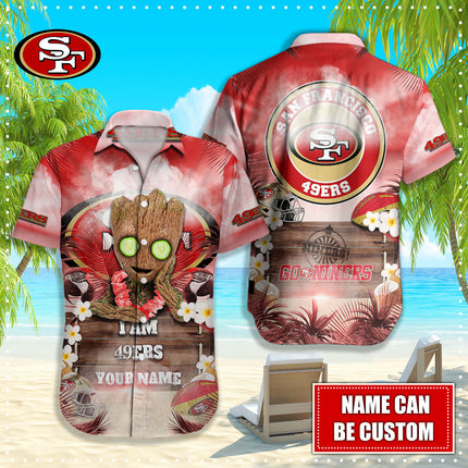 San Francisco 49ers NFL-Hawaiian shirt custom Q-48112