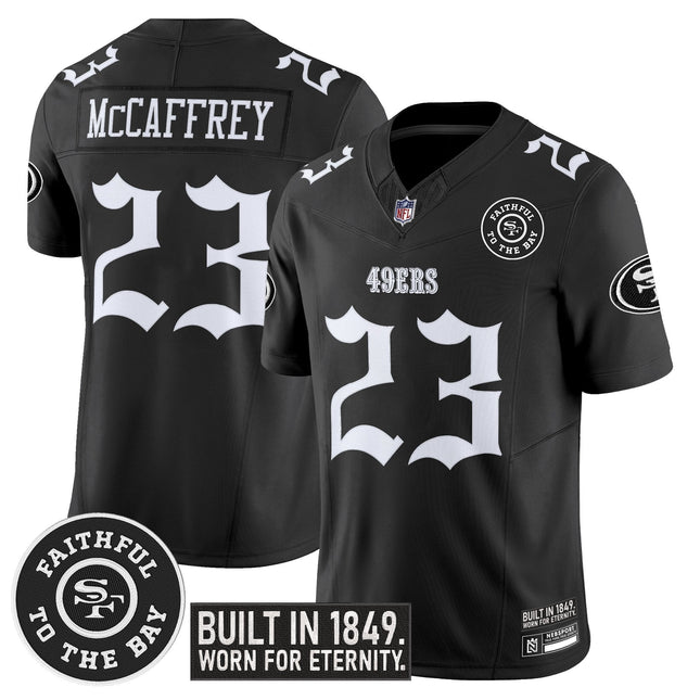 Men's San Francisco 49ers 'Fog City Gothic Edition' Vapor Limited Jersey - All Stitched