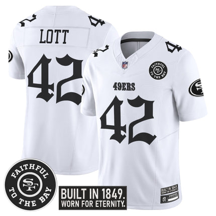 Men's San Francisco 49ers 'Fog City Gothic Edition' Vapor Limited Jersey - All Stitched