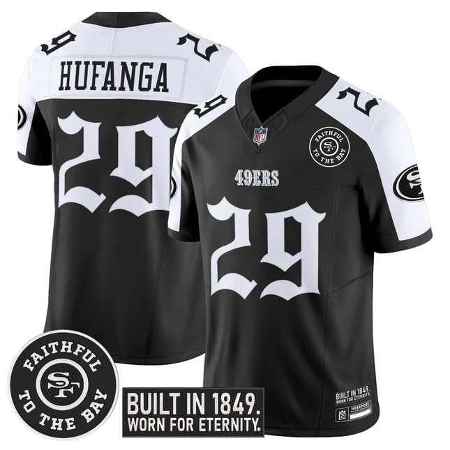 Men's San Francisco 49ers 'Fog City Gothic Edition' Vapor Limited Jersey - All Stitched
