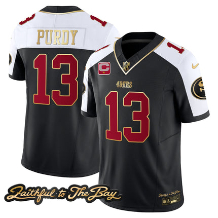 Men's 49ers Faithful To The Bay Patch Vapor Limited Jersey V3 - All Stitched
