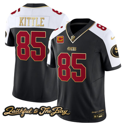 Men's 49ers Faithful To The Bay Patch Vapor Limited Jersey V3 - All Stitched