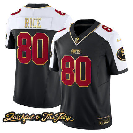 Men's 49ers Faithful To The Bay Patch Vapor Limited Jersey V3 - All Stitched