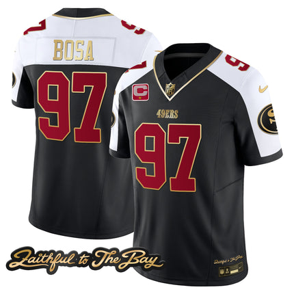 Men's 49ers Faithful To The Bay Patch Vapor Limited Jersey V3 - All Stitched