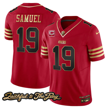Men's 49ers Faithful To The Bay Patch Vapor Limited Jersey V3 - All Stitched