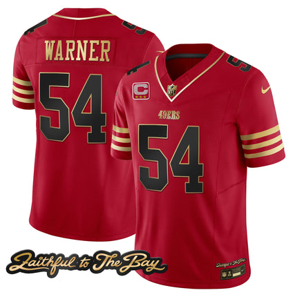 Men's 49ers Faithful To The Bay Patch Vapor Limited Jersey V3 - All Stitched