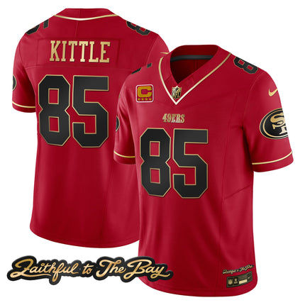 Men's 49ers Faithful To The Bay Patch Vapor Limited Jersey V3 - All Stitched