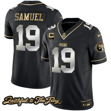 Men's 49ers Faithful To The Bay Patch Vapor Limited Jersey V3 - All Stitched