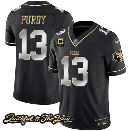 Men's 49ers Faithful To The Bay Patch Vapor Limited Jersey V3 - All Stitched