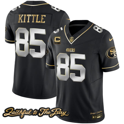 Men's 49ers Faithful To The Bay Patch Vapor Limited Jersey V3 - All Stitched
