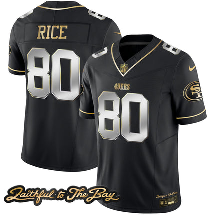 Men's 49ers Faithful To The Bay Patch Vapor Limited Jersey V3 - All Stitched