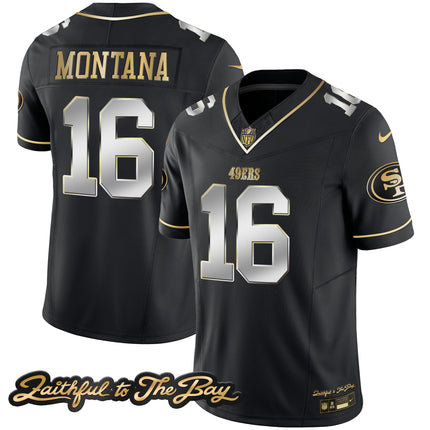 Men's 49ers Faithful To The Bay Patch Vapor Limited Jersey V3 - All Stitched