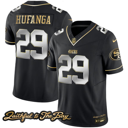 Men's 49ers Faithful To The Bay Patch Vapor Limited Jersey V3 - All Stitched