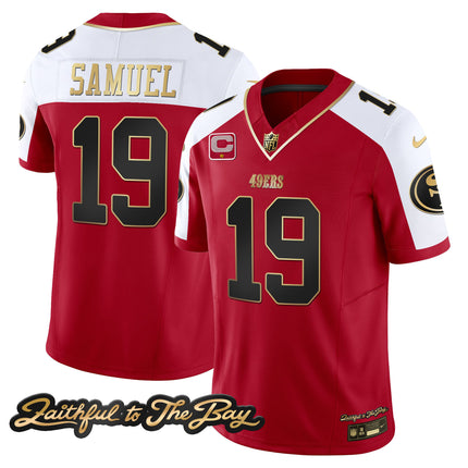 Men's 49ers Faithful To The Bay Patch Vapor Limited Jersey V3 - All Stitched