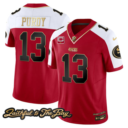 Men's 49ers Faithful To The Bay Patch Vapor Limited Jersey V3 - All Stitched