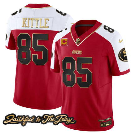 Men's 49ers Faithful To The Bay Patch Vapor Limited Jersey V3 - All Stitched
