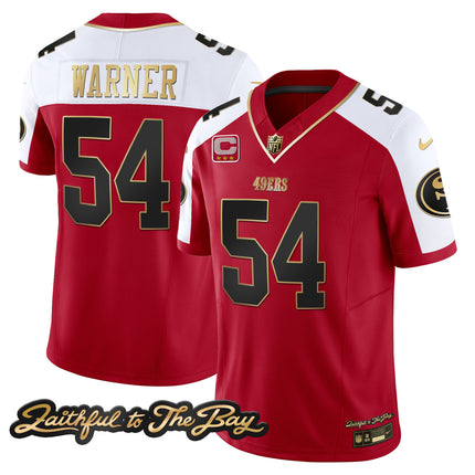 Men's 49ers Faithful To The Bay Patch Vapor Limited Jersey V3 - All Stitched