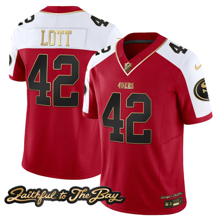 Men's 49ers Faithful To The Bay Patch Vapor Limited Jersey V3 - All Stitched