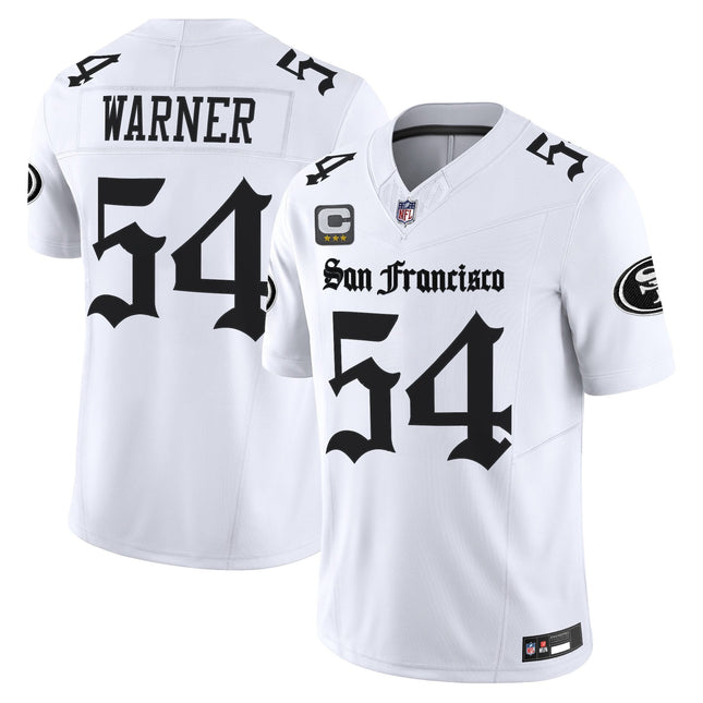 Men's San Francisco 49ers 'Gothic Edition' Vapor Limited Jersey - All Stitched