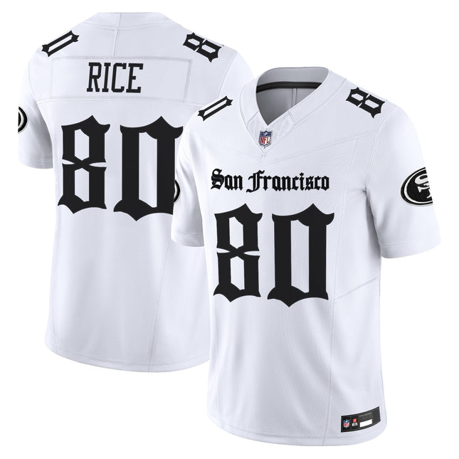 Men's San Francisco 49ers 'Gothic Edition' Vapor Limited Jersey - All Stitched