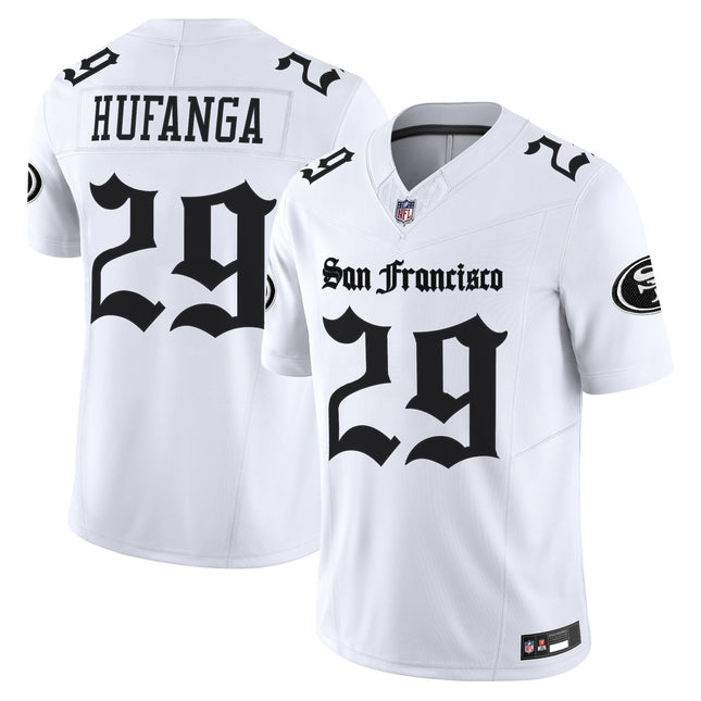 Men's San Francisco 49ers 'Gothic Edition' Vapor Limited Jersey - All Stitched