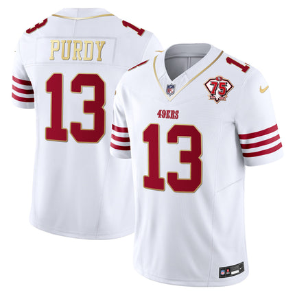 Men's 49ers 2023 Vapor Gold Trim Limited Jersey - All Stitched