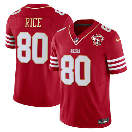 Men's 49ers 2023 Vapor Gold Trim Limited Jersey - All Stitched