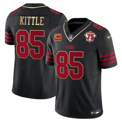 Men's 49ers 2023 Vapor Gold Trim Limited Jersey - All Stitched