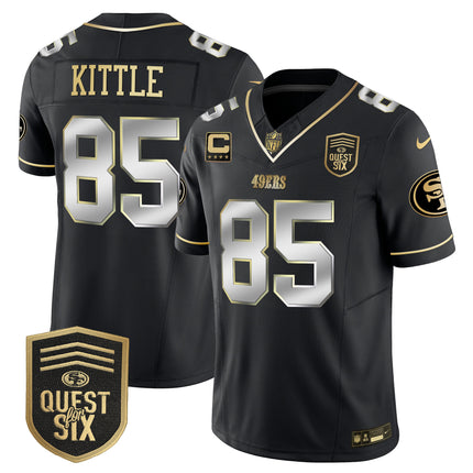 Men's 49ers Quest For Six Patch Vapor Limited Jersey - All Stitched
