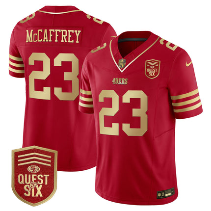 Men's 49ers Quest For Six Patch Vapor Limited Jersey - All Stitched