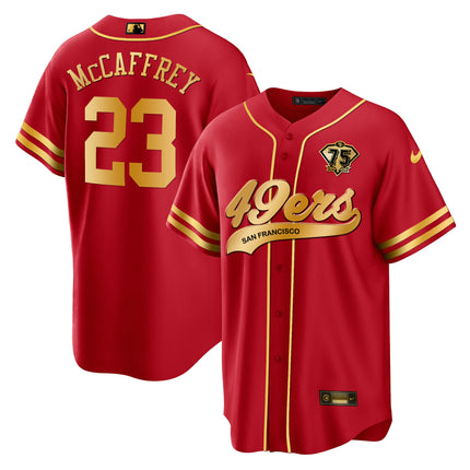 Men's 49ers Cool Base Gold Limited Jersey V2 - All Stitched