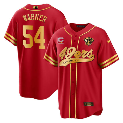 Men's 49ers Cool Base Gold Limited Jersey V2 - All Stitched