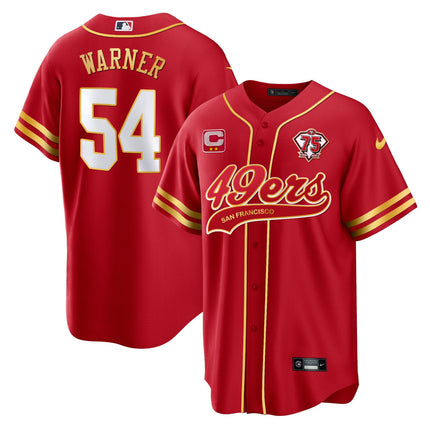 Men's 49ers Cool Base Gold Limited Jersey V2 - All Stitched