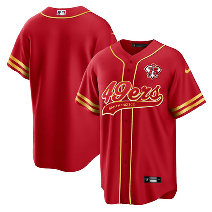 Men's 49ers Cool Base Gold Limited Jersey V2 - All Stitched
