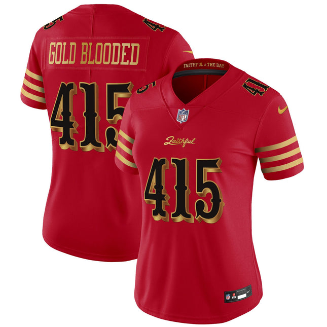 Women's San Francisco 49ers 2025 “Rivalries” Vapor Limited Jersey - All Stitched