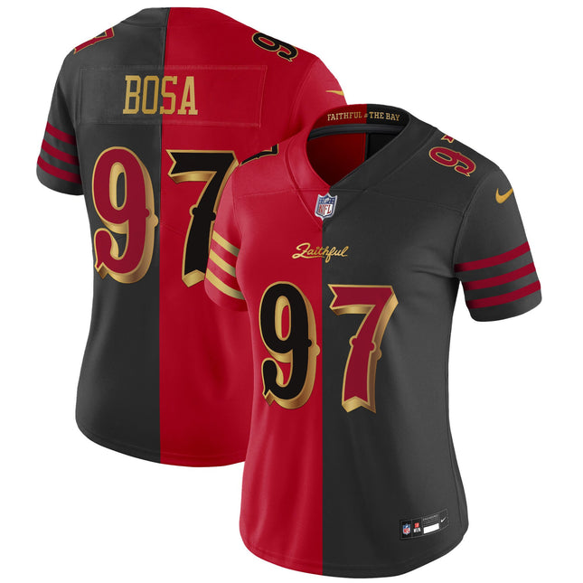 Women's San Francisco 49ers 2025 “Rivalries” Vapor Limited Jersey - All Stitched