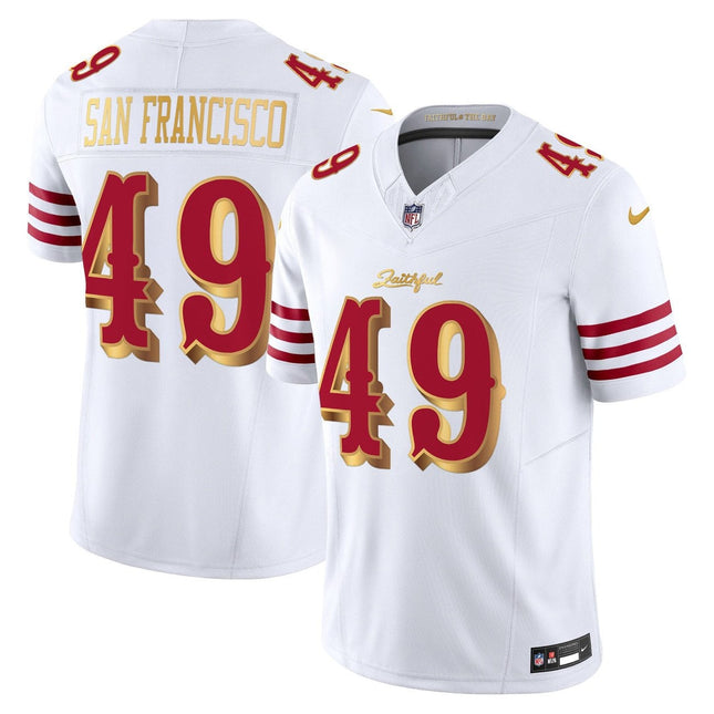 Men's San Francisco 49ers 2025 “Rivalries” Vapor Limited Jersey V2 - All Stitched