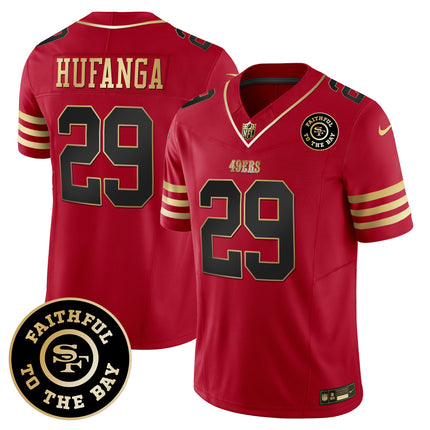 Men's 49ers Faithful To The Bay Patch Vapor Limited Jersey - All Stitched