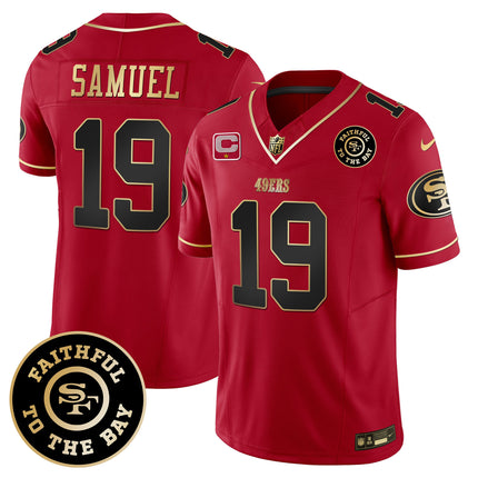 Men's 49ers Faithful To The Bay Patch Vapor Limited Jersey - All Stitched