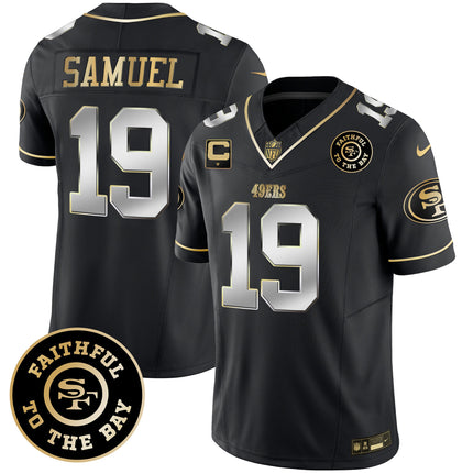 Men's 49ers Faithful To The Bay Patch Vapor Limited Jersey - All Stitched