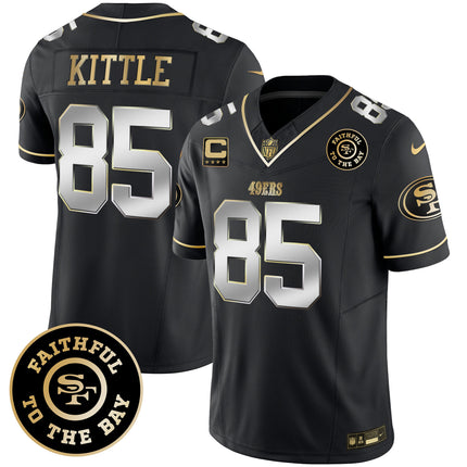 Men's 49ers Faithful To The Bay Patch Vapor Limited Jersey - All Stitched