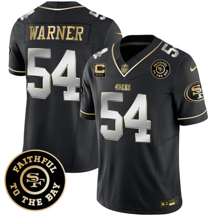 Men's 49ers Faithful To The Bay Patch Vapor Limited Jersey - All Stitched