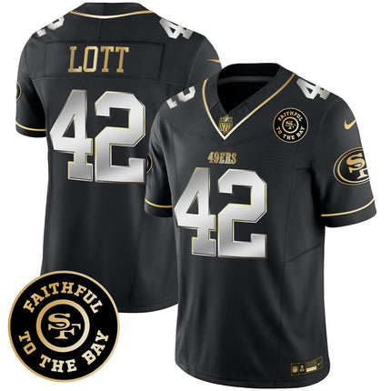 Men's 49ers Faithful To The Bay Patch Vapor Limited Jersey - All Stitched