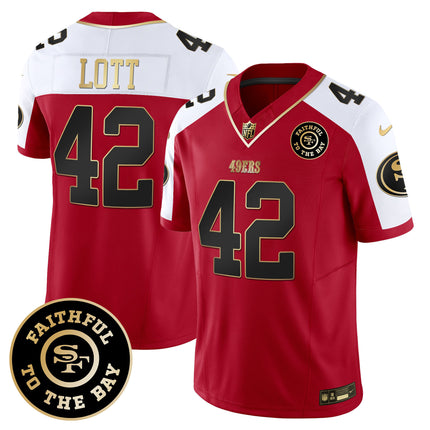 Men's 49ers Faithful To The Bay Patch Vapor Limited Jersey - All Stitched
