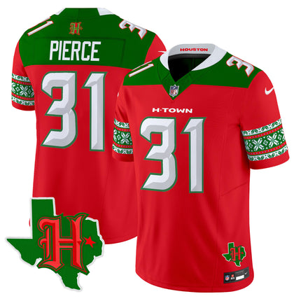 Men's Houston Texans 2024 Christmas Vapor Limited Jersey - All Stitched
