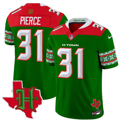 Men's Houston Texans 2024 Christmas Vapor Limited Jersey - All Stitched