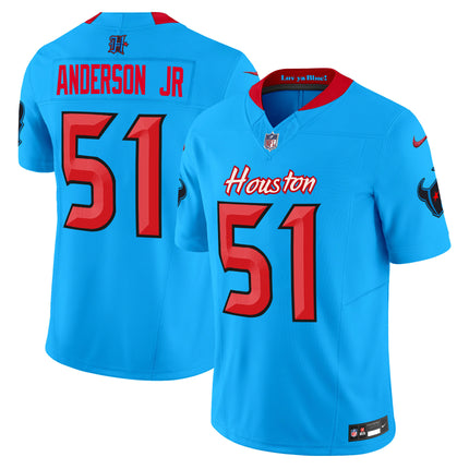 Men's Houston Texans 2024 Vapor Limited Jersey V4 - All Stitched