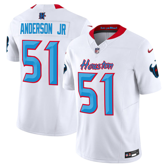 Men's Houston Texans 2024 Vapor Limited Jersey V4 - All Stitched