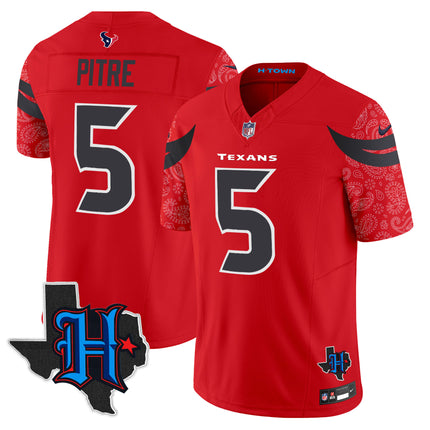 Men's Houston Texans 2024 Texas Patch Vapor Limited Jersey V4 - All Stitched