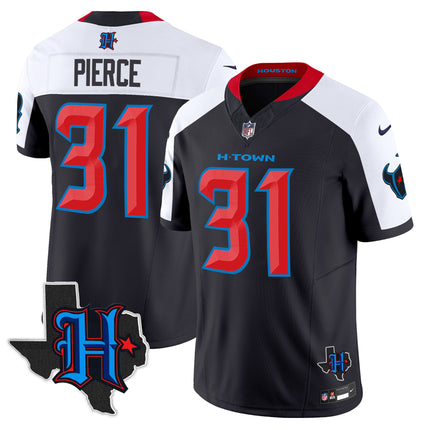 Men's Houston Texans 2025 Texas Patch Vapor Limited Jersey - All Stitched